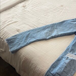 Kensie Light Blue Distressed Women Jeans